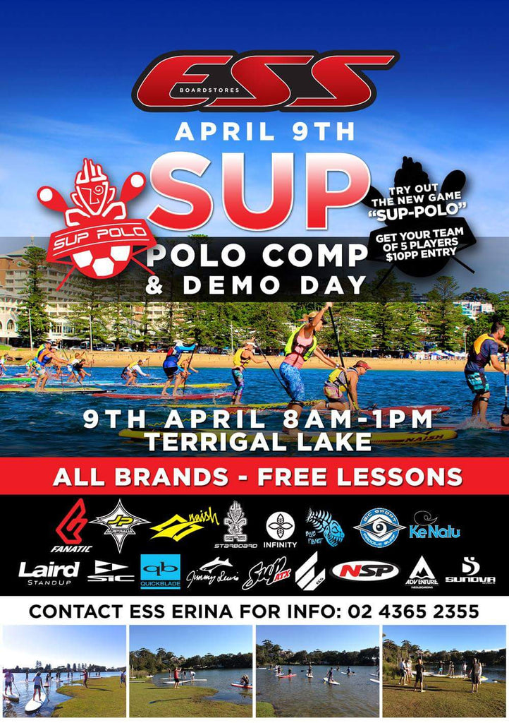 ESS demo Day & SUP Polo Sunday April 9th